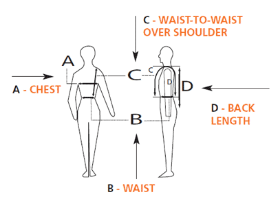 How do I measure myself for a body protector?