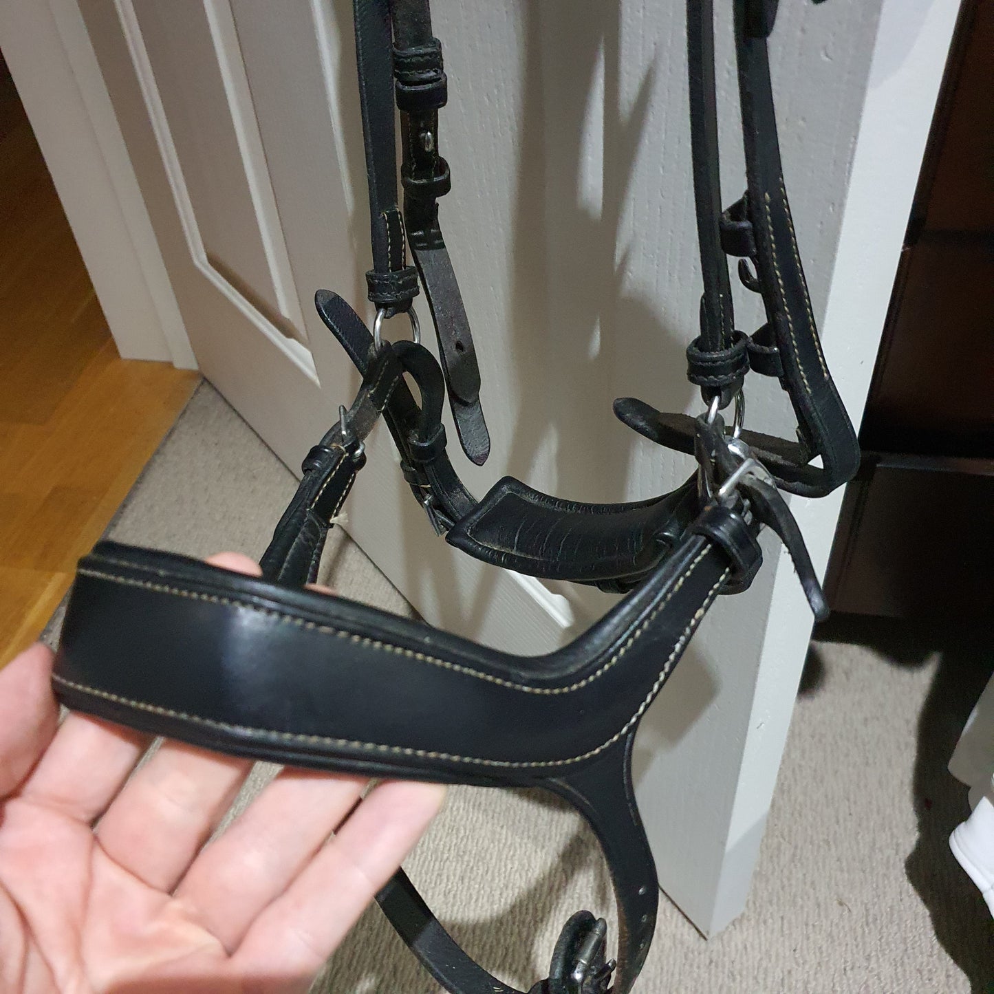 PS of Sweden black Pioneer bridle, cob size
