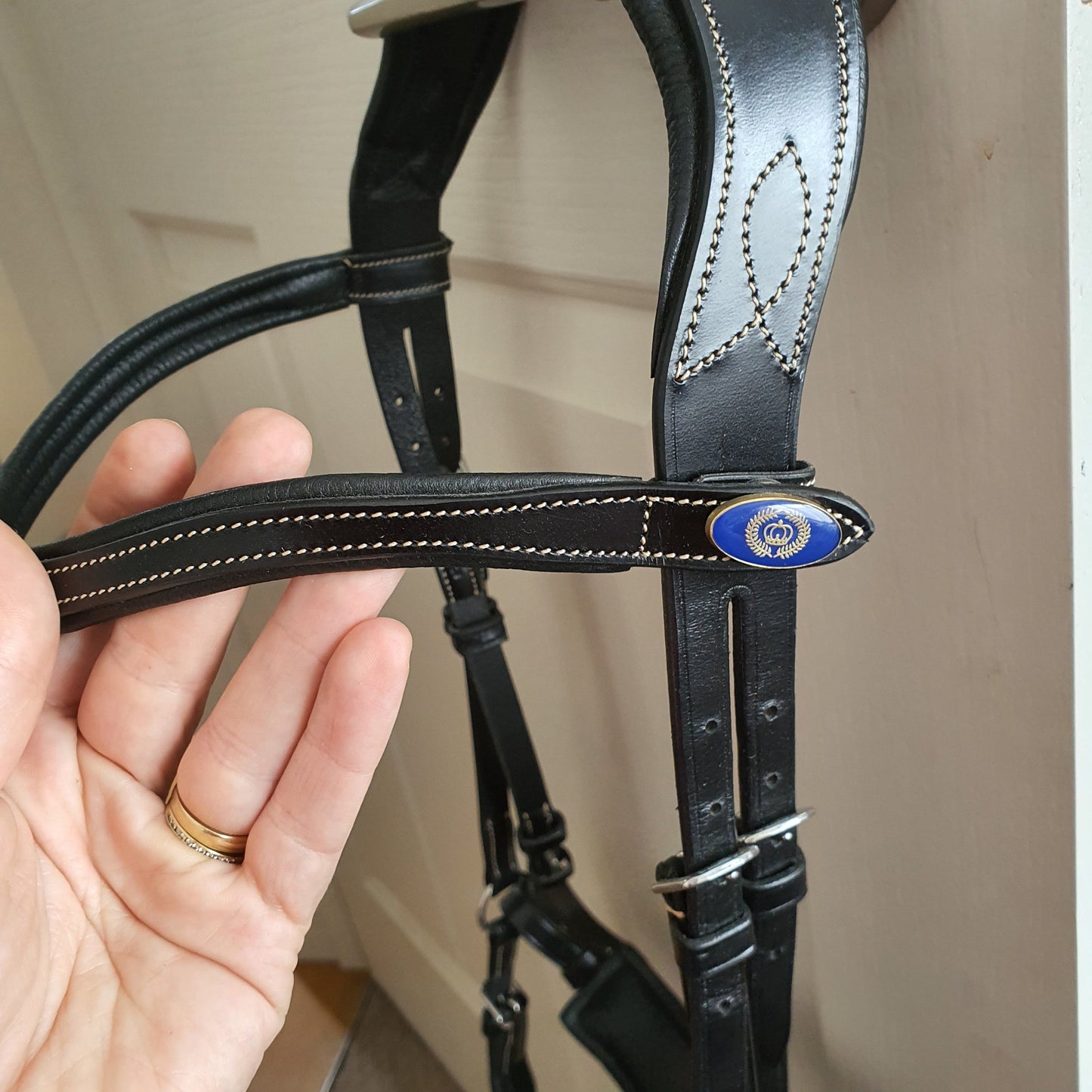 PS of Sweden black Pioneer bridle, cob size