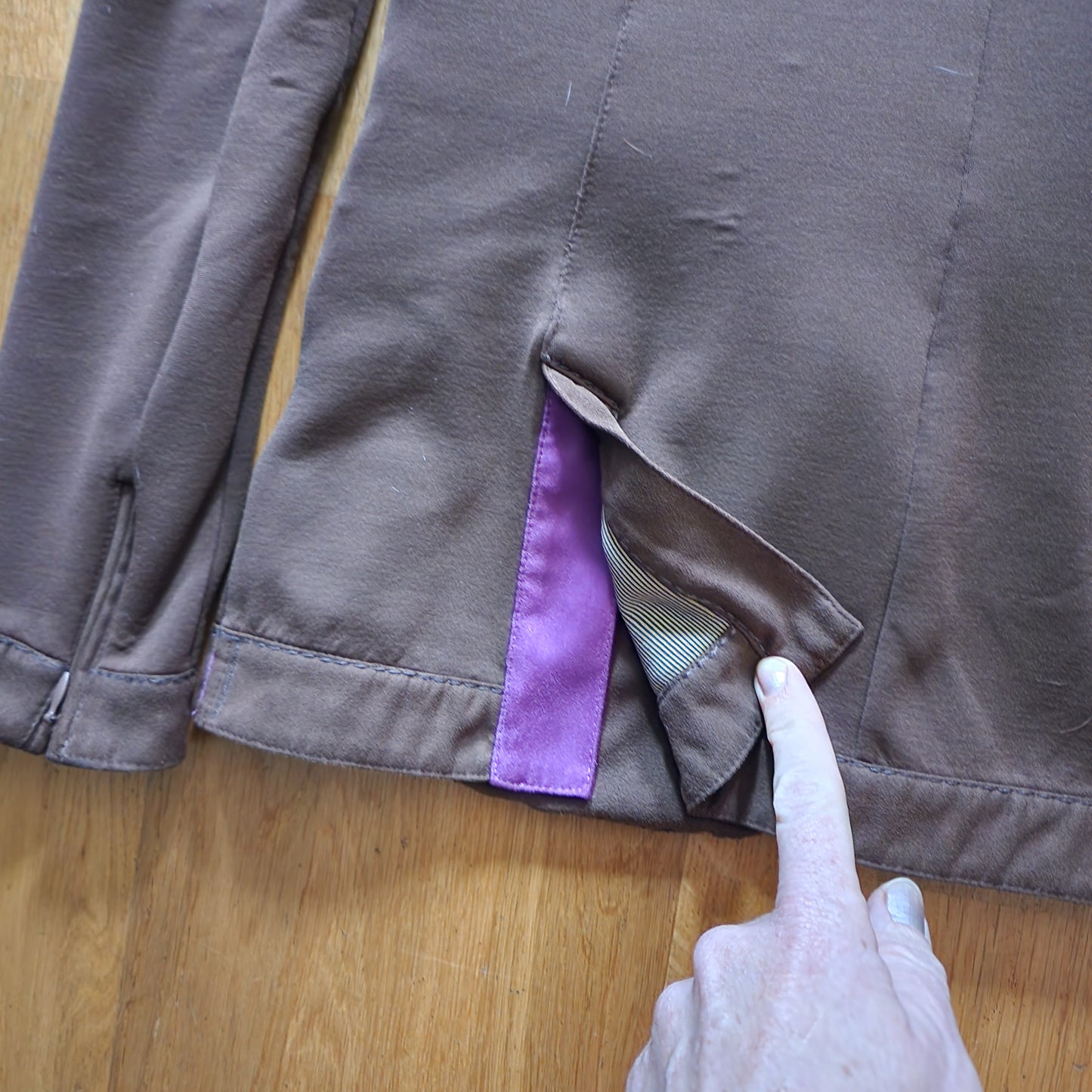 Animo brown Show Jacket ladies size 8 (i40)