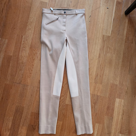 Ladies beige cotton breeches, ladies size 12