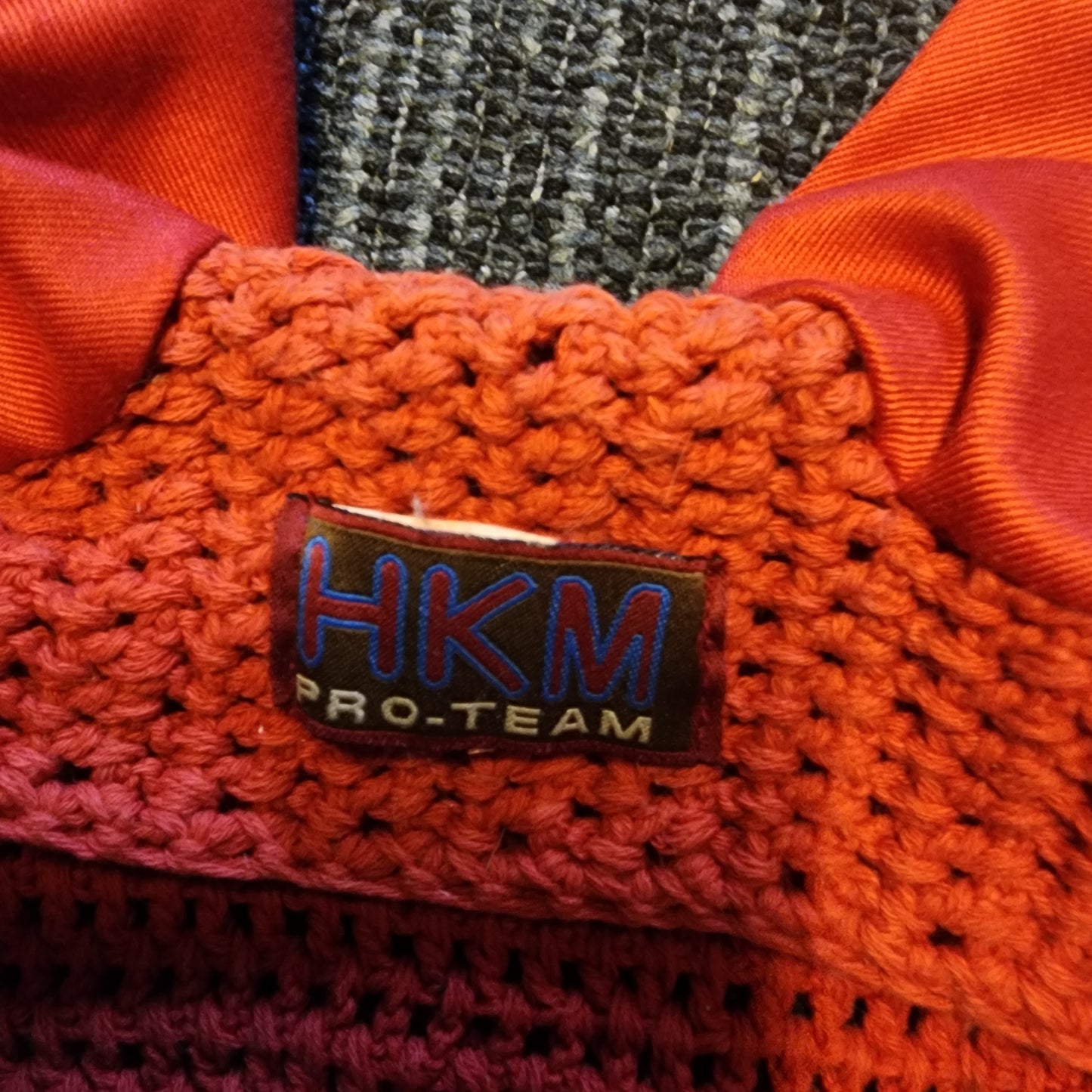 HKM red ear bonnet, cob size