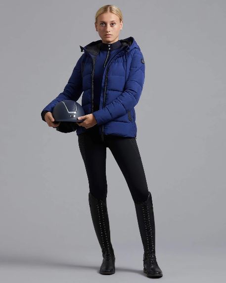 Premier Equine Casella Ladies Quilted Jacket (Navy)