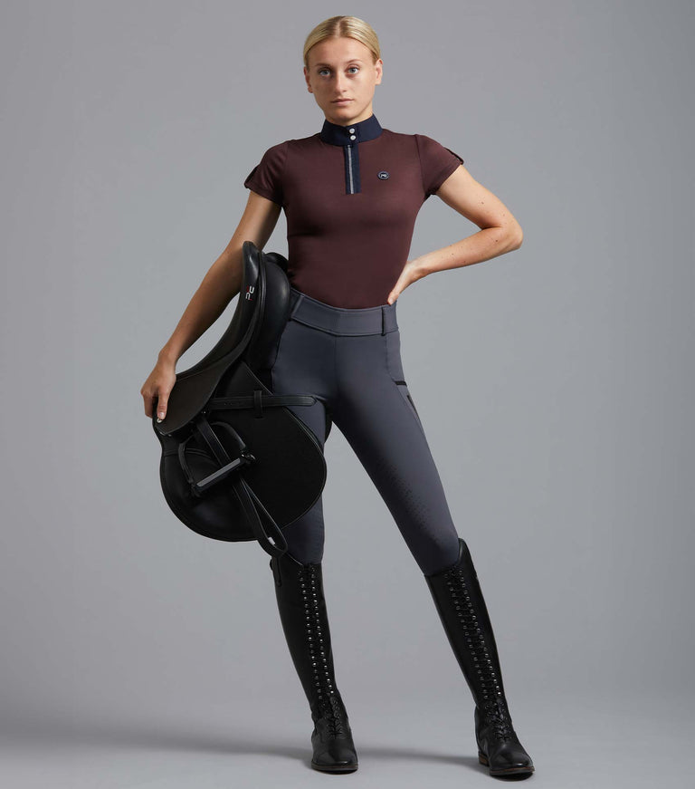Premier Equine Amia Ladies Technical Short Sleeved Riding Top