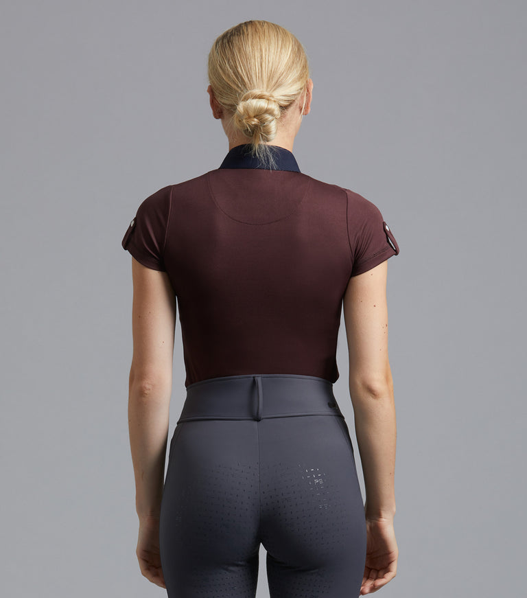 Premier Equine Amia Ladies Technical Short Sleeved Riding Top