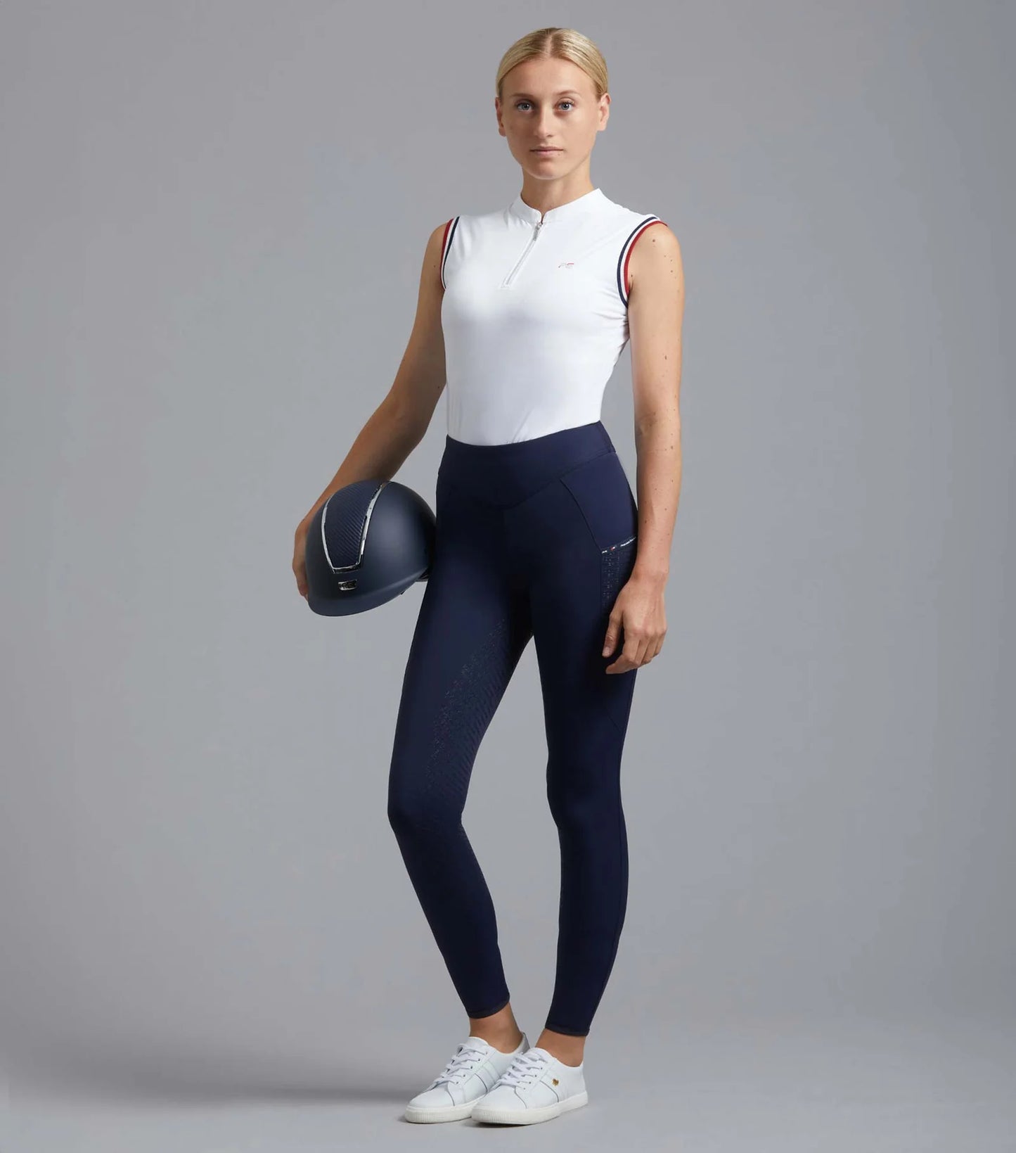 Premier Equine Aporia Ladies Riding Tights (navy or black - high waisted)