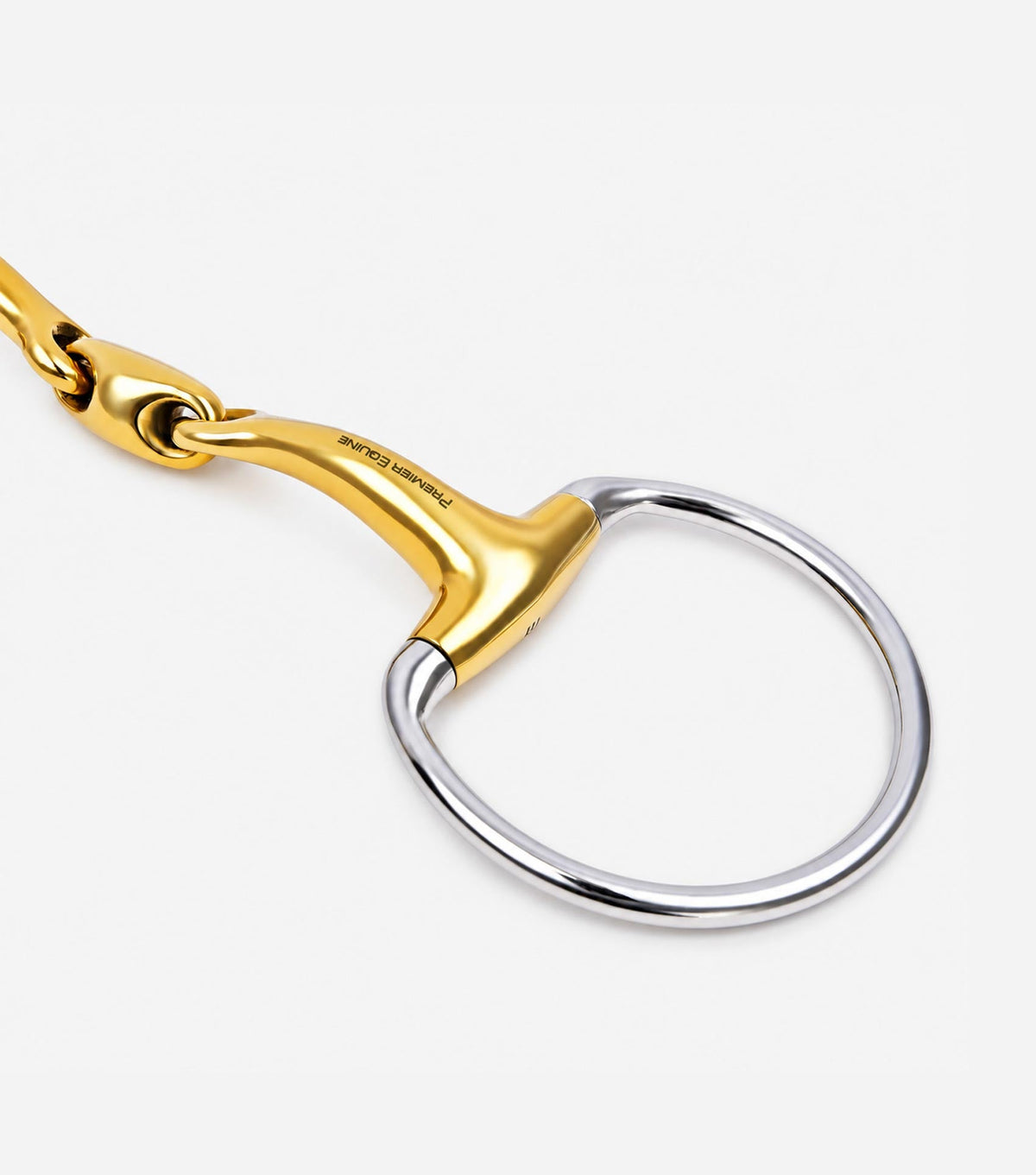 Premier Equine Aurion Eggbutt Ring Double Jointed with Lozenge
