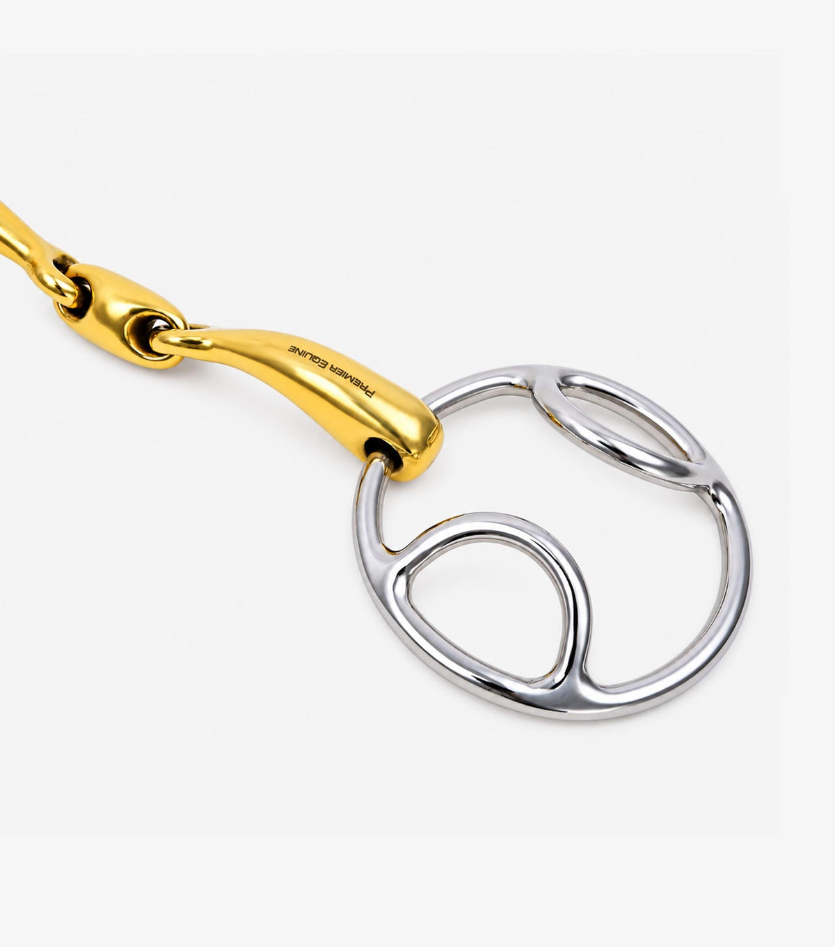 Premier Equine Aurion Loose Ring Bevel Double Jointed with Lozenge