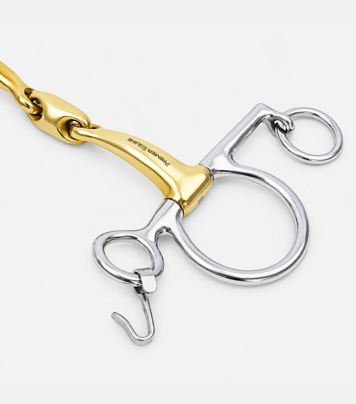 Premier Equine Aurion Pelham Short Curb Double Jointed with Lozenge