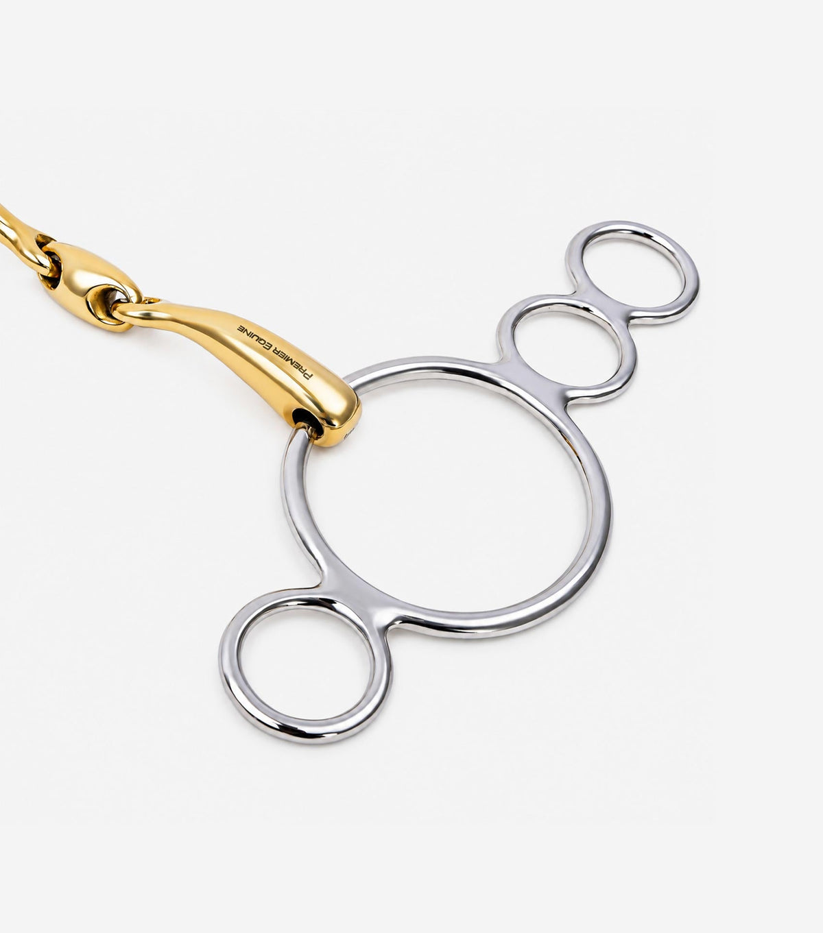 Premier Equine Aurion Three Ring Elevator Double Jointed with Lozenge