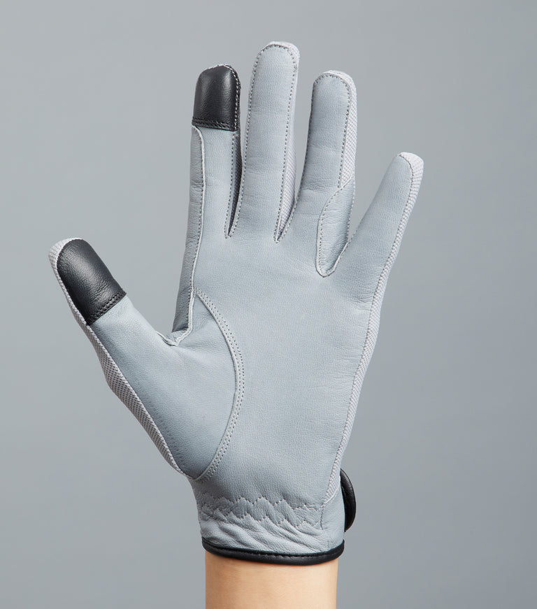 Premier Equine Bordoni Leather Mesh Riding Gloves