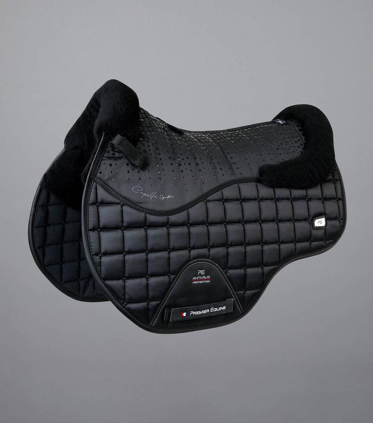 Premier Equine Capella Close Contact Merino Wool GP/Jump Square Saddle Pad