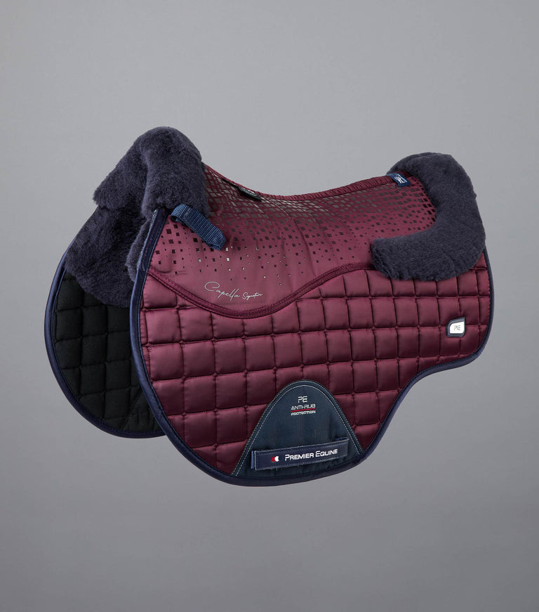 Premier Equine Capella Close Contact Merino Wool GP/Jump Square Saddle Pad