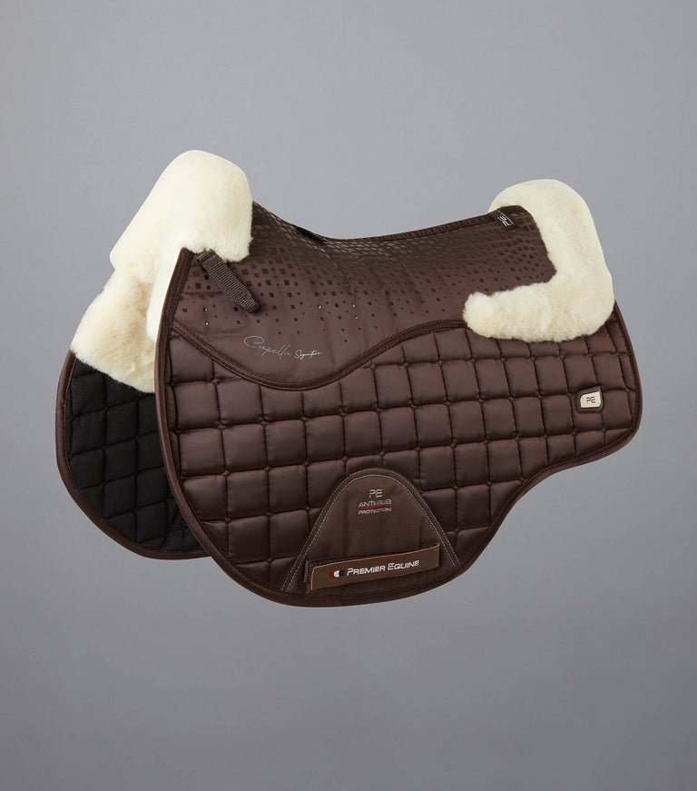 Premier Equine Capella Close Contact Merino Wool GP/Jump Square Saddle Pad