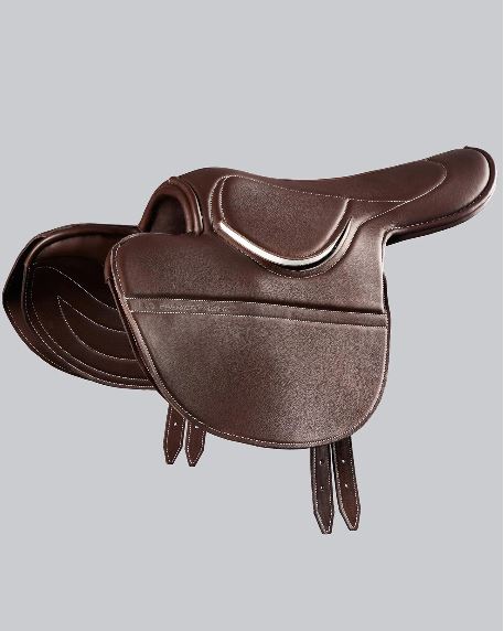 Premier Equine Leather Half Tree Exercise Racing Saddle