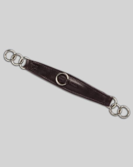 Premier Equine Leather Curb Strap Black