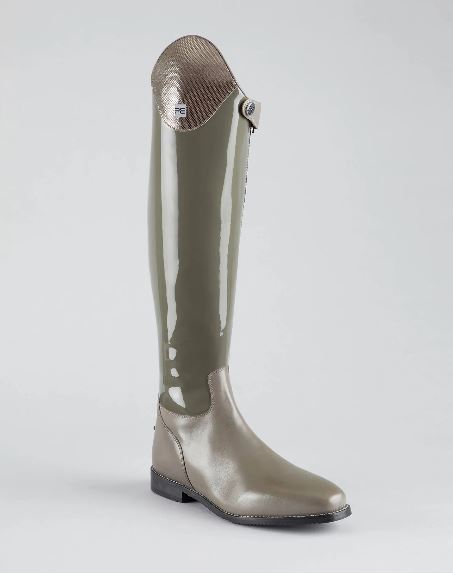 Premier Equine Levade Ladies Leather Dressage Riding Boot (Grey)