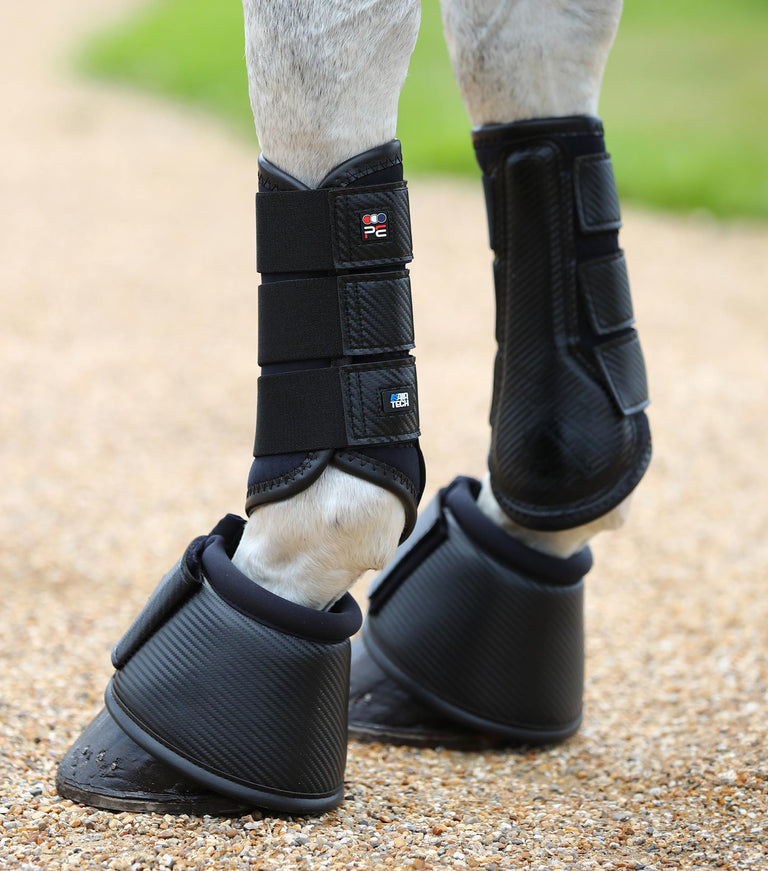 Premier Equine Carbon Air-Tech Single Locking Brushing Boots