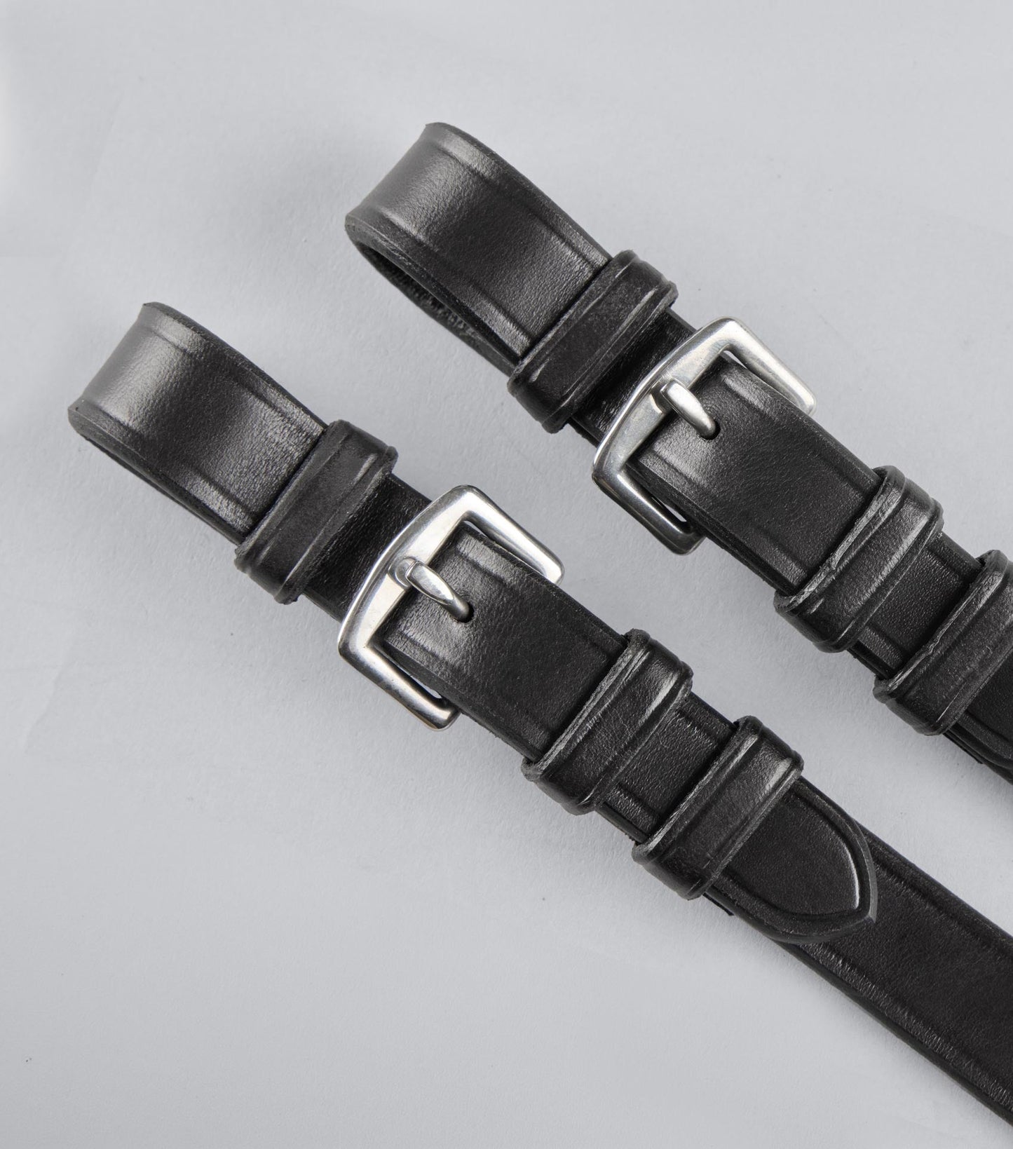 Description:cheek pieces for exercise racing bridle_Colour:black_Position:4