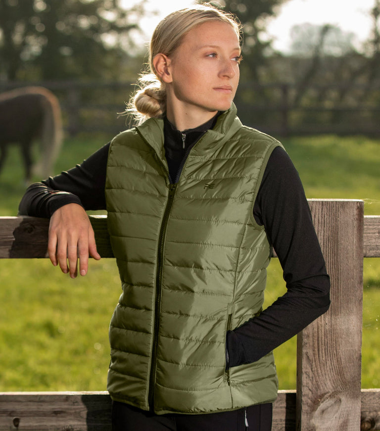 Premier Equine Dante Ladies Riding Vest / Gilet (Navy, Black or Olive)