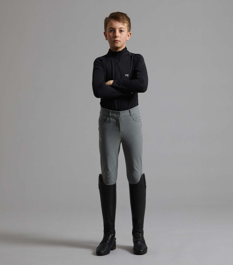 Premier Equine Derby Boy's Riding Breeches (grey)