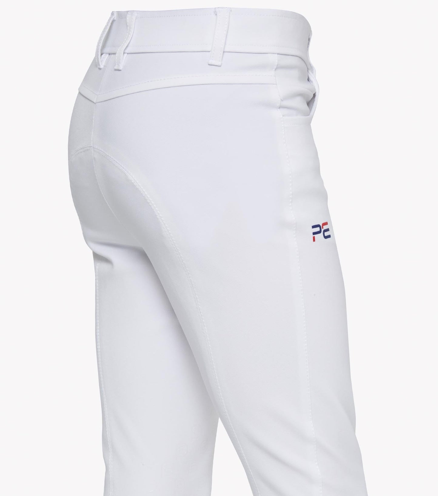 Premier Equine Derby Boy's Competiton Riding Breeches (white)