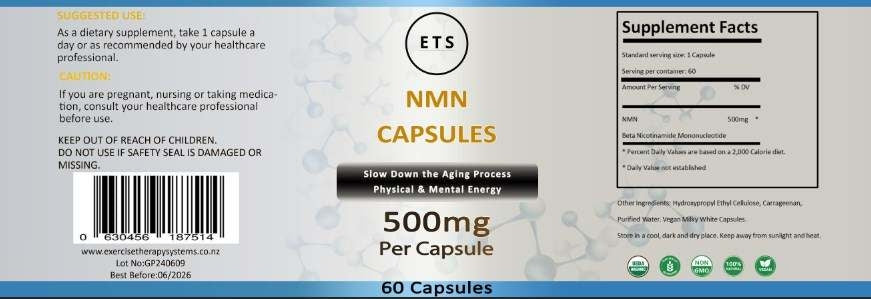 NMN Tablets (60 x 500mg)
