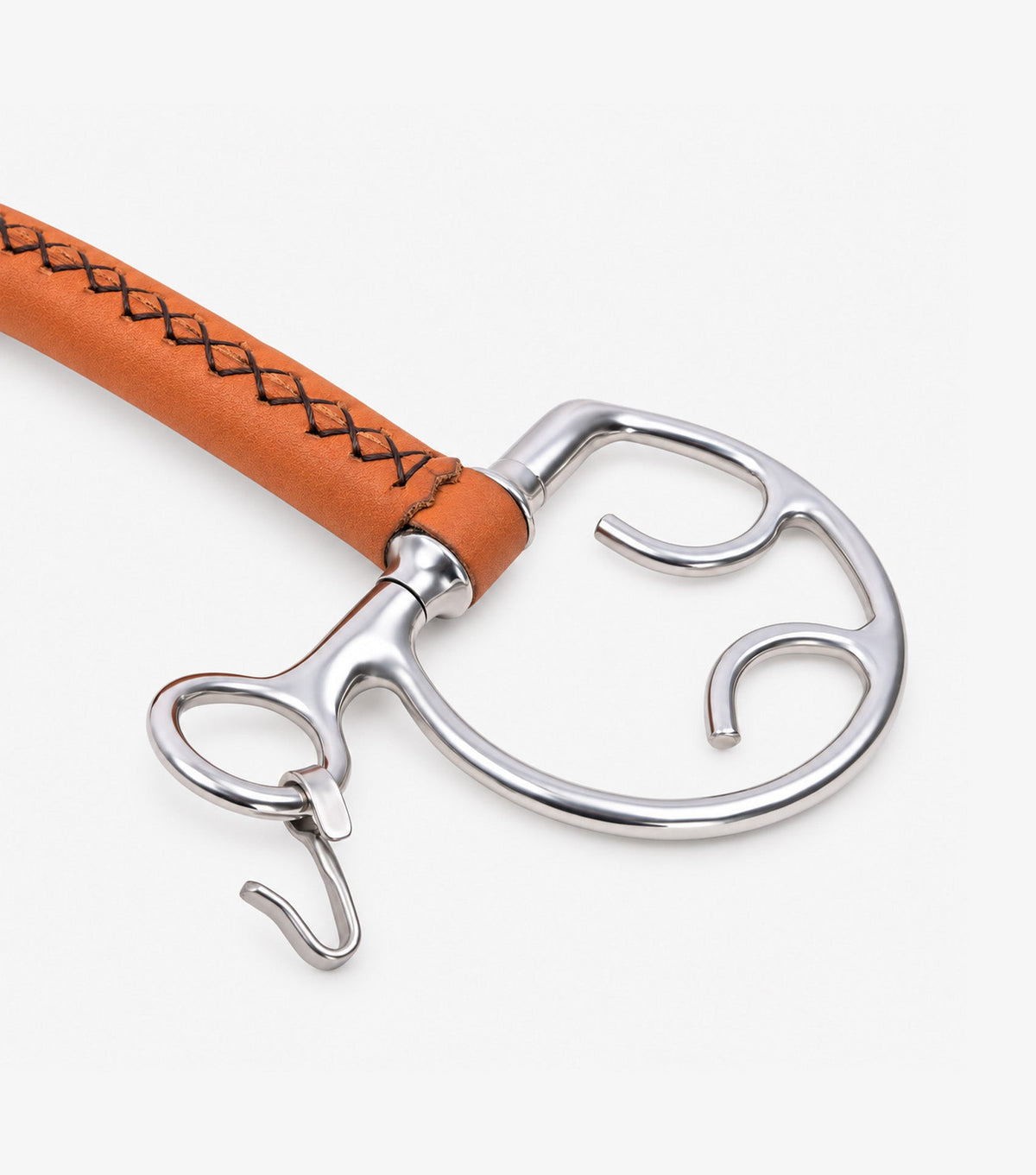 Premier Equine Full Leather Kimblewick with Straight Bar