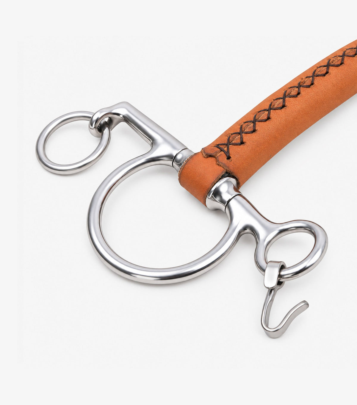 Premier Equine Full Leather Pelham Short Curb with Straight Bar
