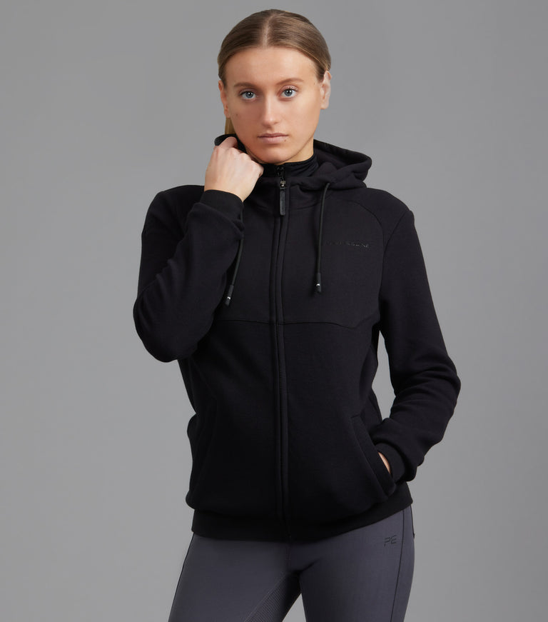 Premier Equine Legato Hooded Full-Zip Sweatshirt (navy)