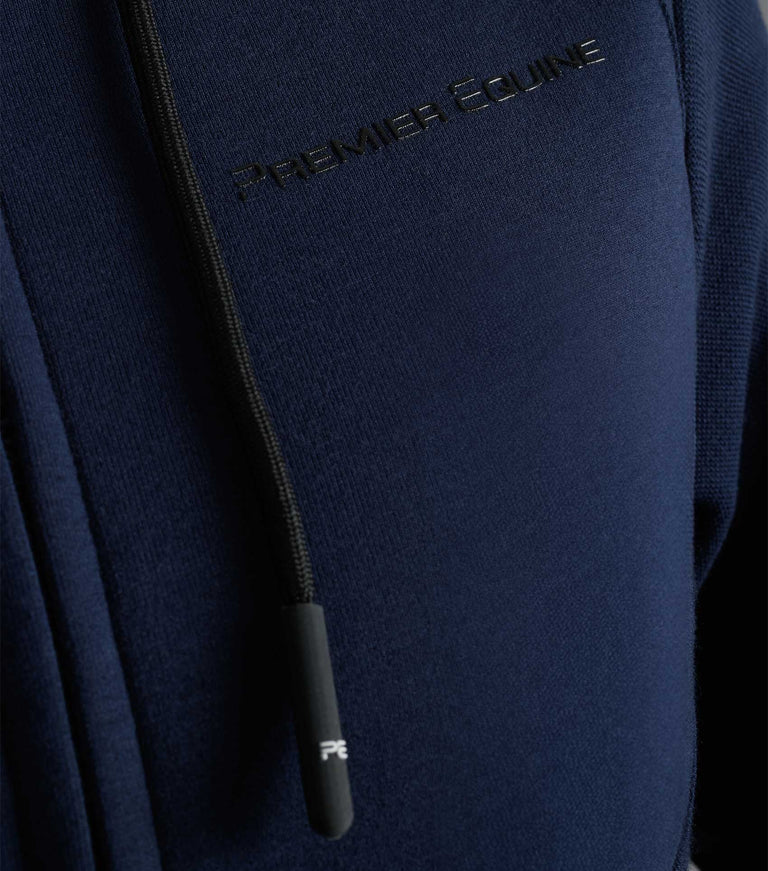Premier Equine Legato Hooded Full-Zip Sweatshirt (navy)