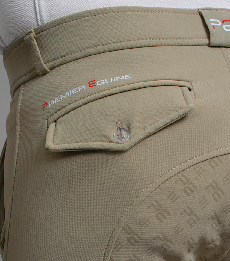 Premier Equine Levanzo Men's Full Seat Gel Riding Breeches (beige, navy, grey or black)