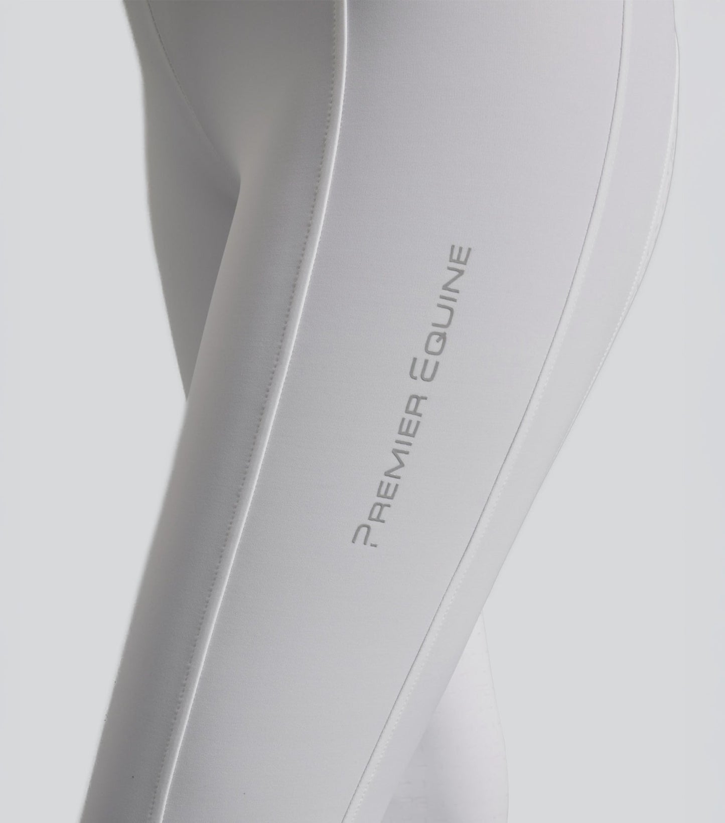 Description:Luceo Ladies Full Seat Competition Riding Tights White_Colour:White_Position:3