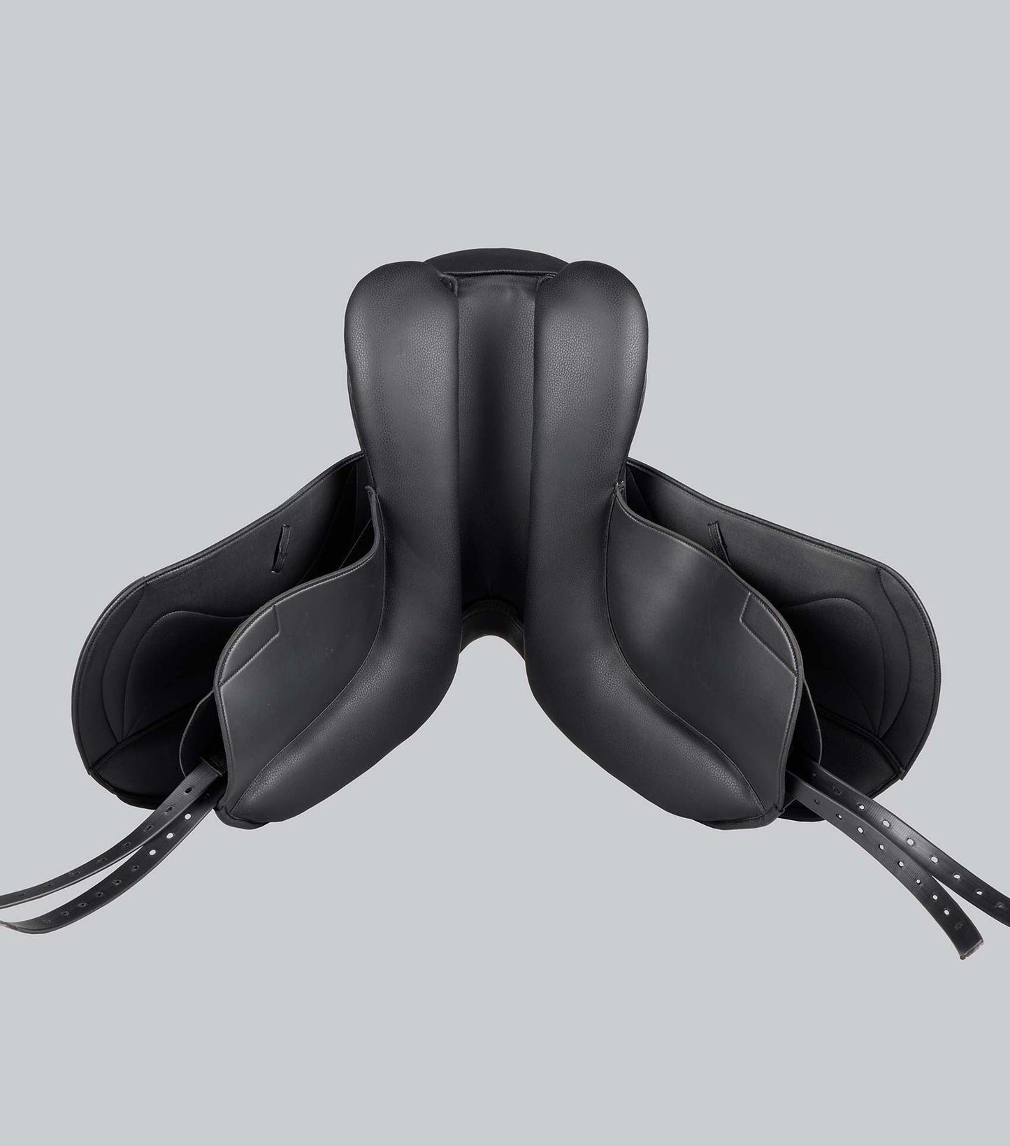 Description:Reims Syntetic Mono Flap Dressage Saddle_Colour:Black_Position:6