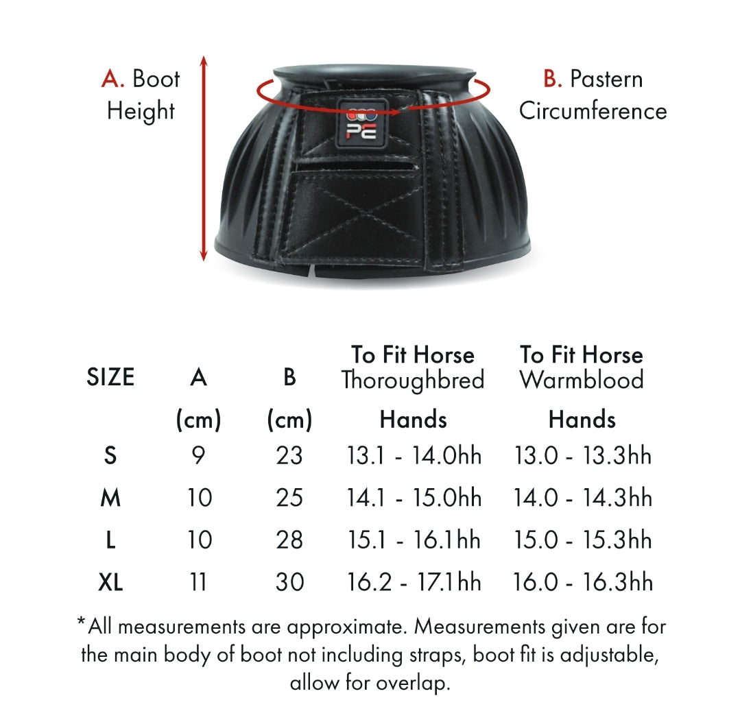 Premier Equine Rubber Bell Over Reach Boots