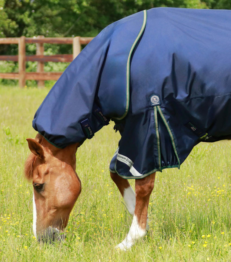 Premier Equine Titan 40g Waterproof Turnout Rug with Sng Fit Neck Cover