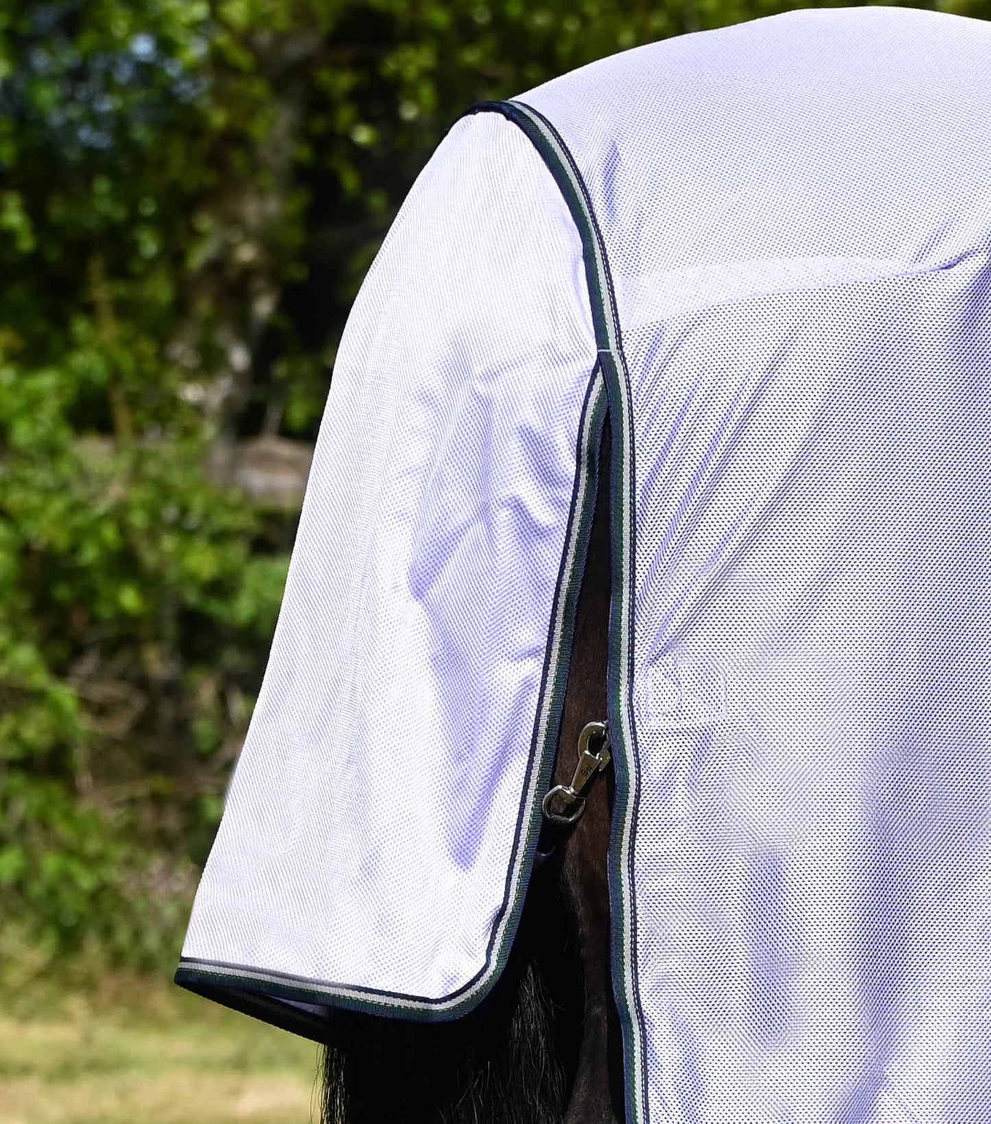Description:Bug Buster Fly Rug with Detachable Neck and Belly Flap Lavender_Colour:Lavender_Position:6