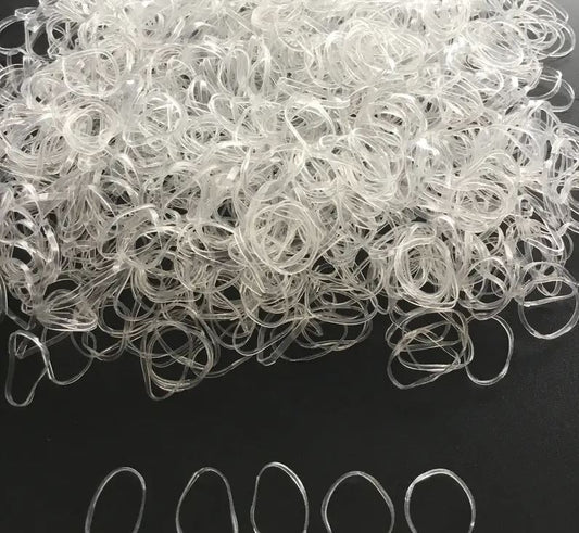 Horse Plaiting Bands / Elastics - thin bands - 2000 pieces