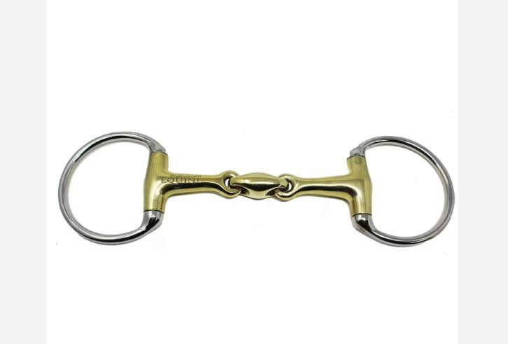 ETS Brass alloy eggbutt snaffle. New!