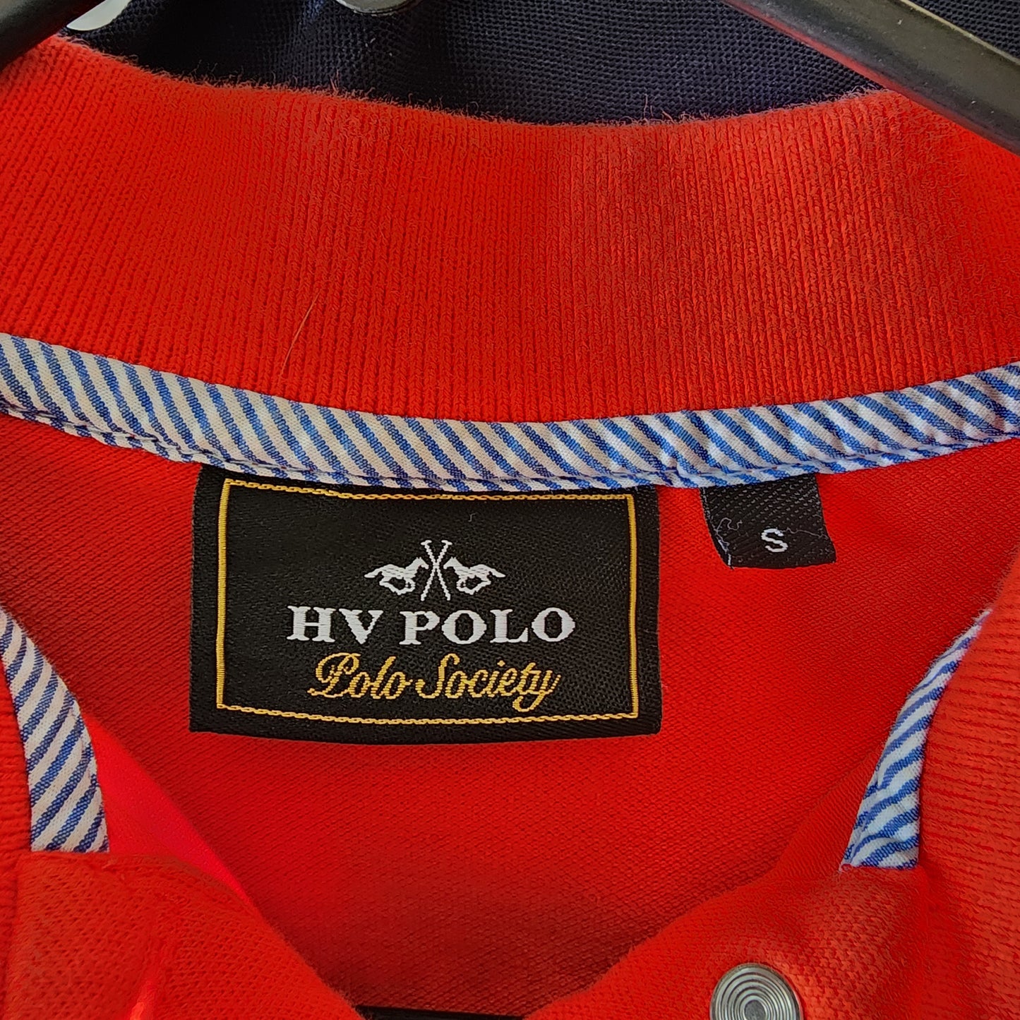 HV Polo riding shirt, Size S, red, pre-loved