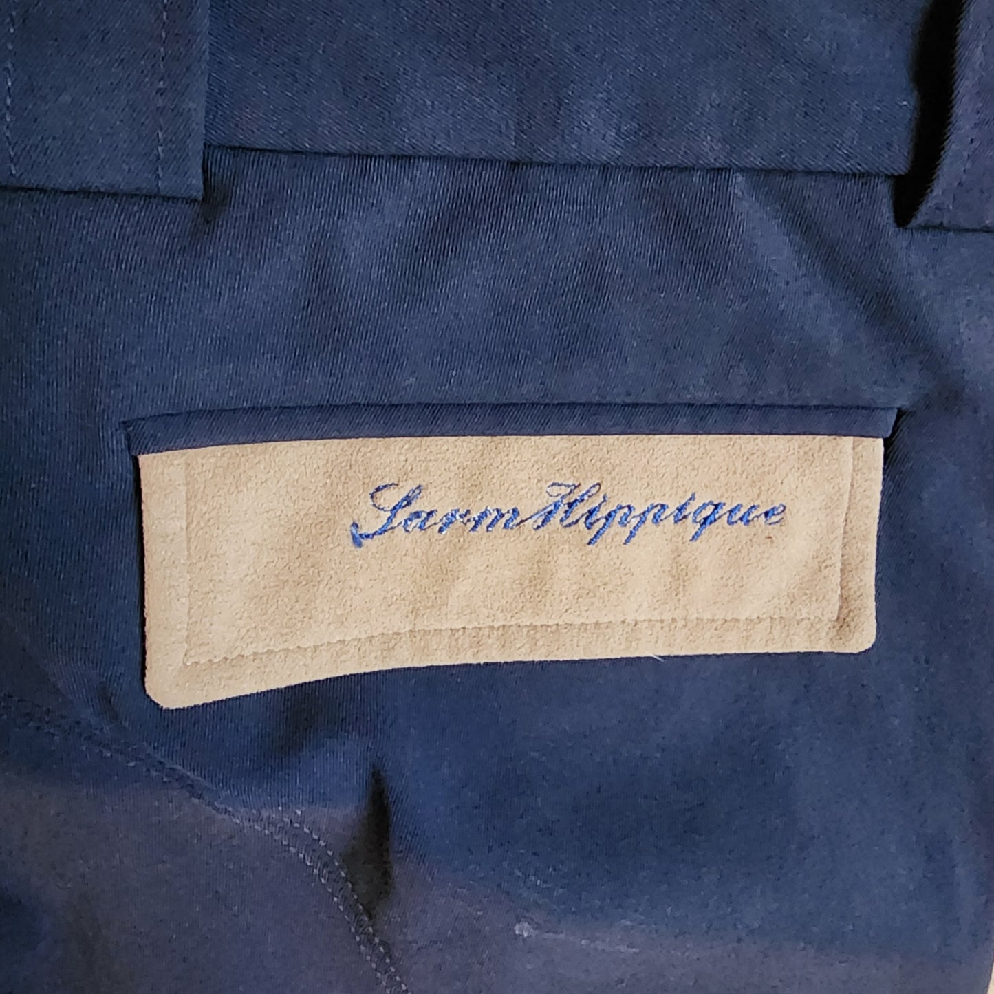 Sarm Hippique mens navy breeches size UK 32. Pre loved