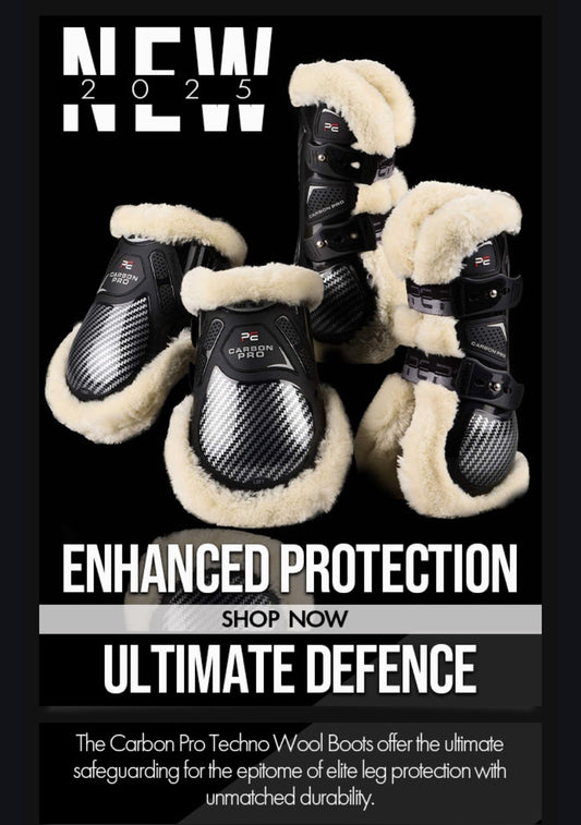 Premier Equine Carbon Pro Techno Wool Tendon Jump Boots