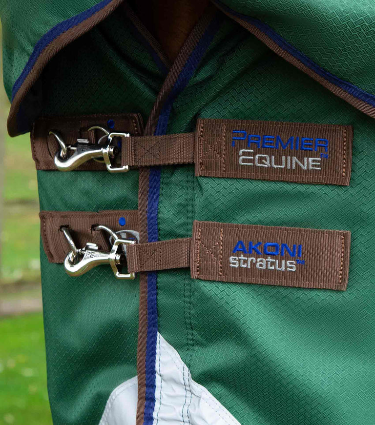 Premier Equine Akoni 0g Turnout Rug with Classic Detachable Neck Cover