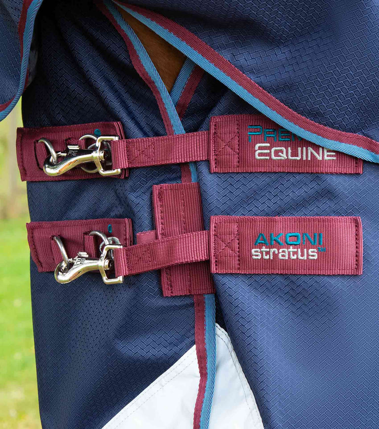 Premier Equine Akoni 0g Turnout Rug with Classic Detachable Neck Cover