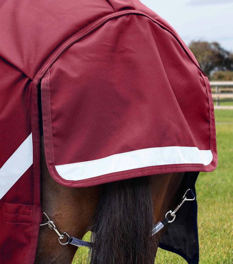 Premier Equine Stratus 1200 Series 400g Turnout Rug with Classic Neck Cover (Navy or Burgundy)