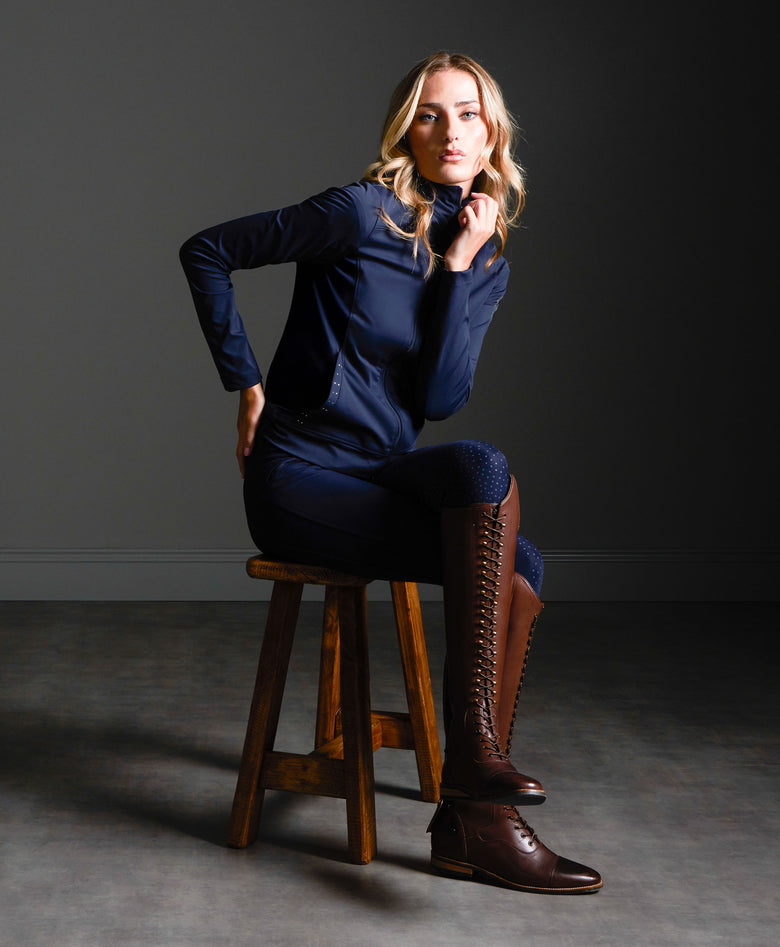 Premier Equine Meraki Womens Jacket - Navy