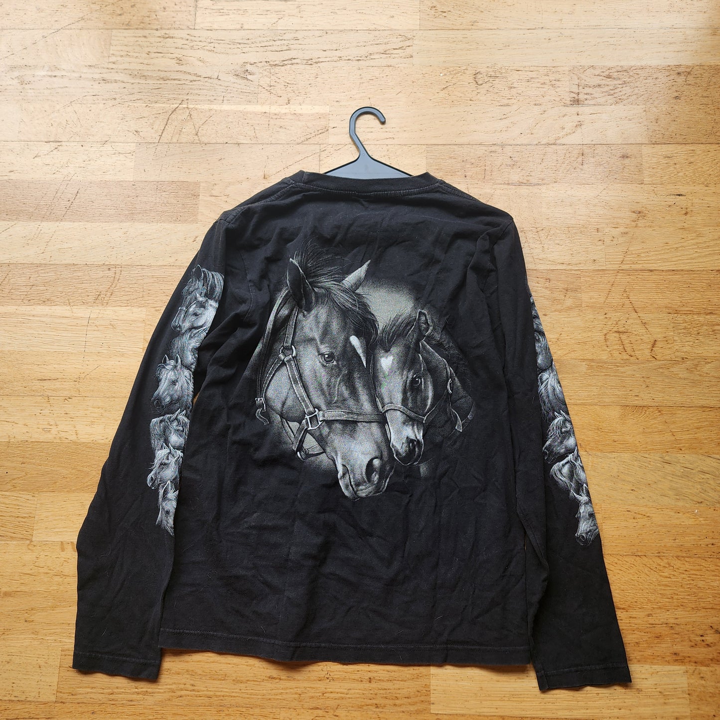 Long sleeve T shirt, Size L, black, pre-loved