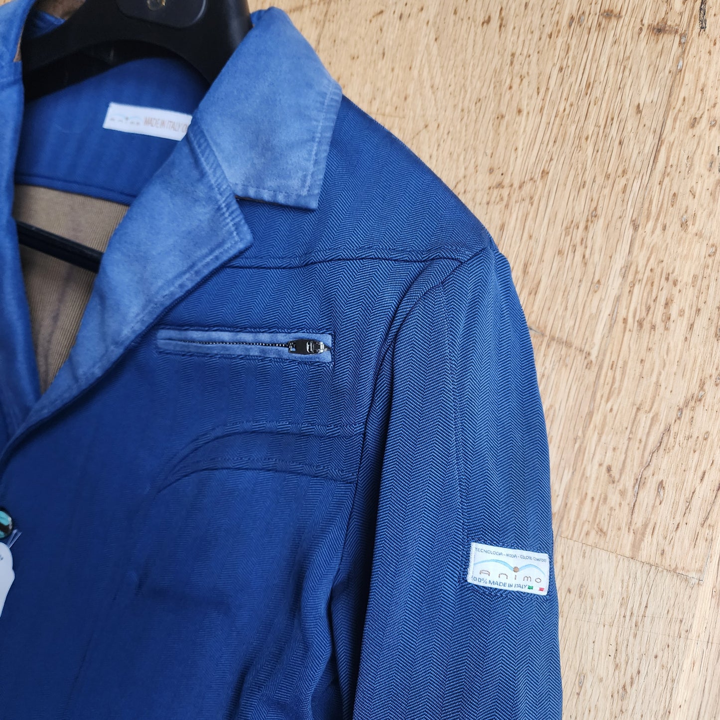 Animo mens blue show jacket (size 48), men's M