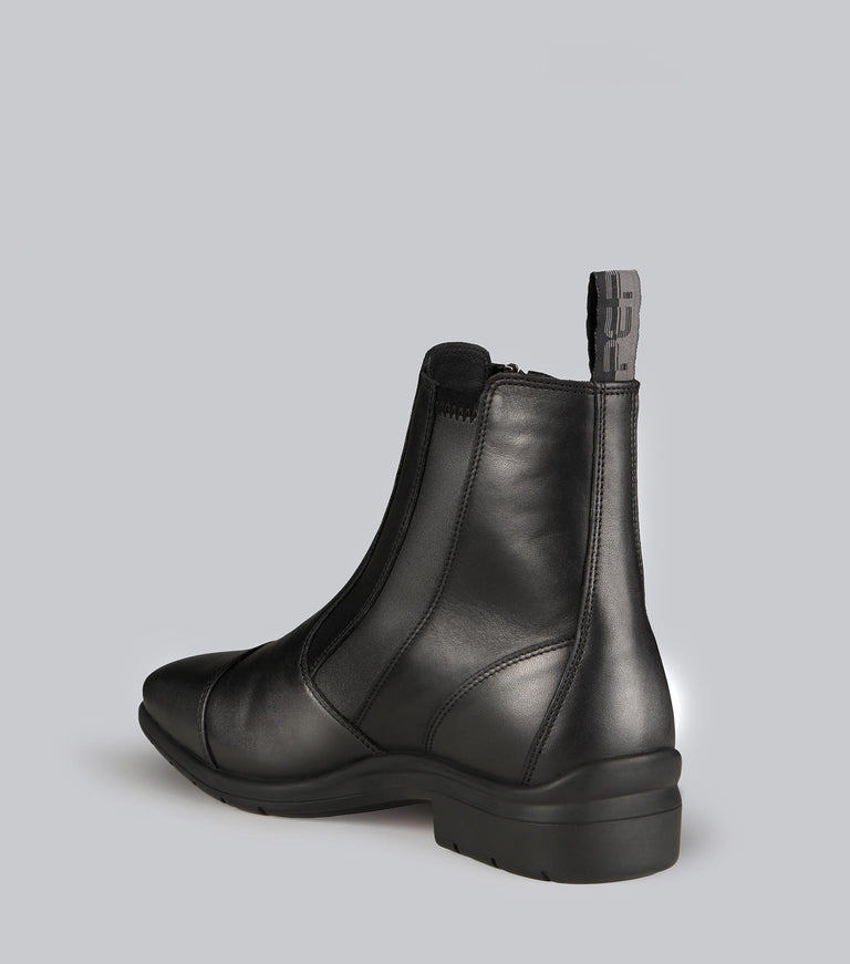 Premier equine Taro Waterproof Leather Paddock Boot Black