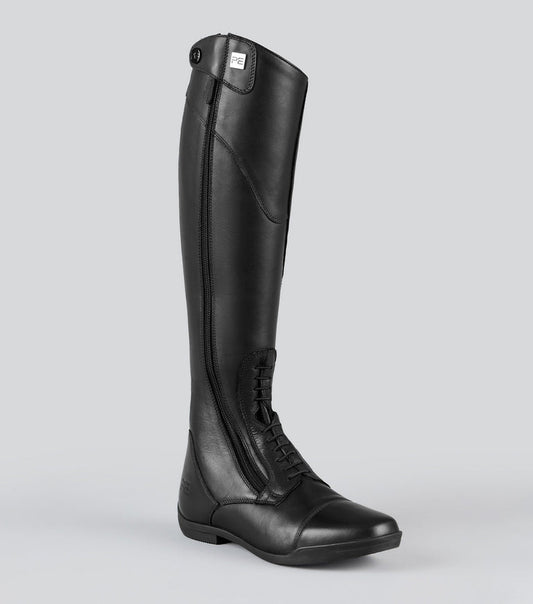 Premier Equine Cedo Womens Leather Field Long Riding Boots Black